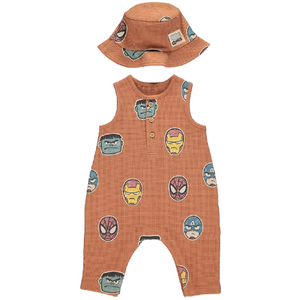 MARVEL COMICS Romper & Hat Set