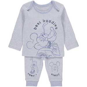 Mickey Mouse | Best Buddies Pyjamas & Dressing Gown Set | Little Gecko