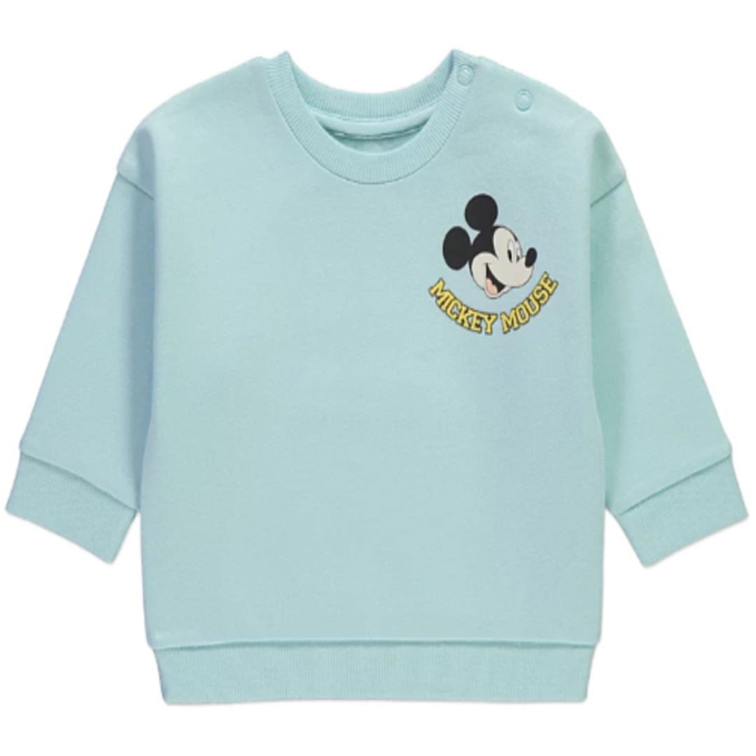 Mickey Mouse | Aqua Sweatshirt | Little Gecko
