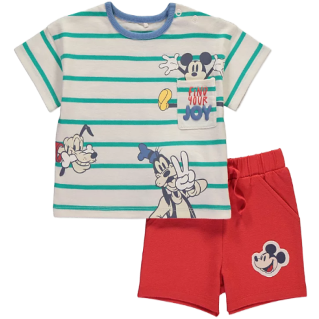 MICKEY MOUSE T-Shirt & Shorts Set