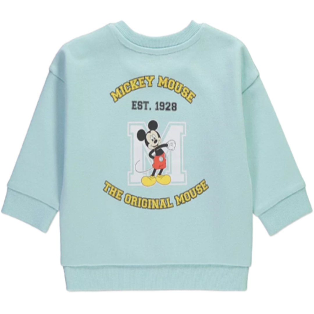 Mickey Mouse | Aqua Sweatshirt | Little Gecko