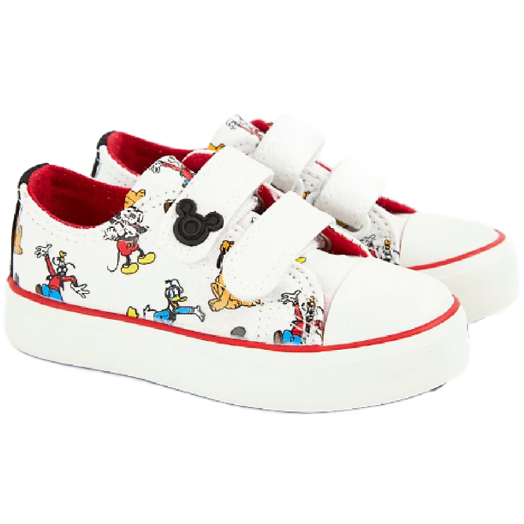 Mickey Mouse | White Trainers | Little Gecko