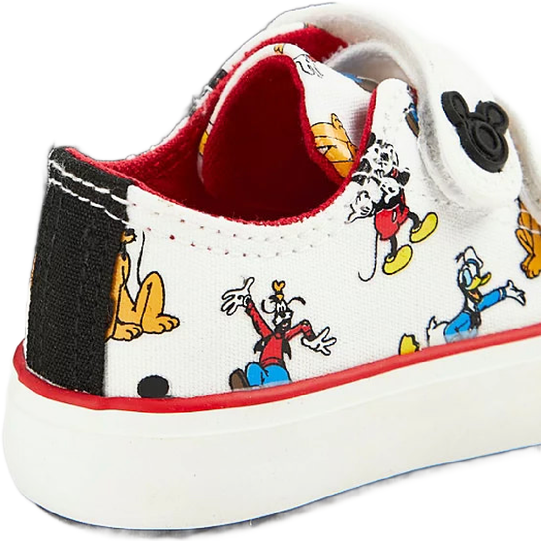 Mickey Mouse | White Trainers | Little Gecko