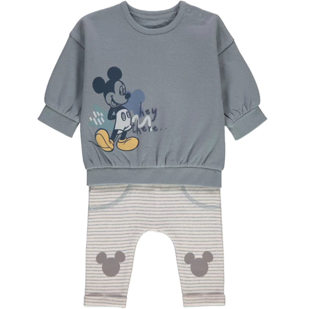 Mickey Mouse | Blue Sweatshirt & Leggings Set | Little Gecko