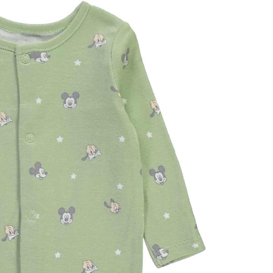 Mickey Mouse | 3pk Sleepsuits | Little Gecko