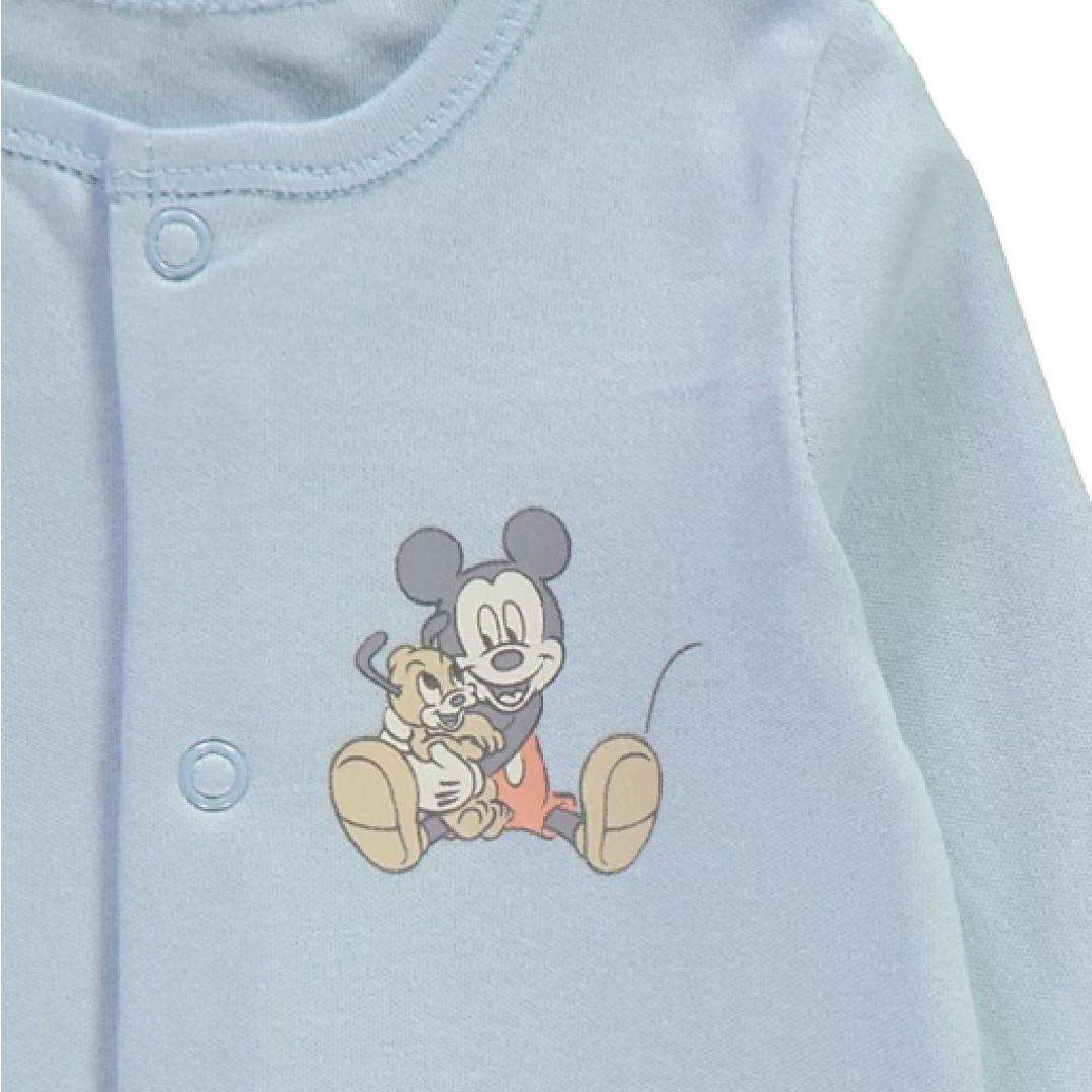 Mickey Mouse | 3pk Sleepsuits | Little Gecko