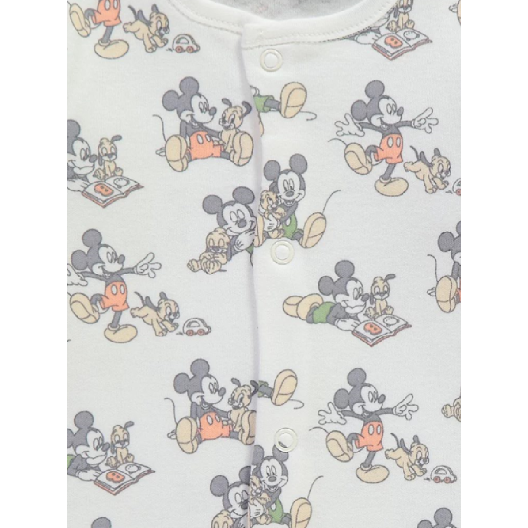Mickey Mouse | 3pk Sleepsuits | Little Gecko