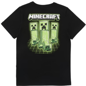 Minecraft | Black Creeper T-Shirt | Little Gecko