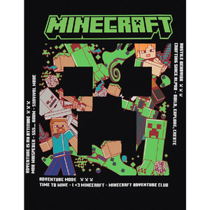 Minecraft | Black Sweatshirt | Little Gecko