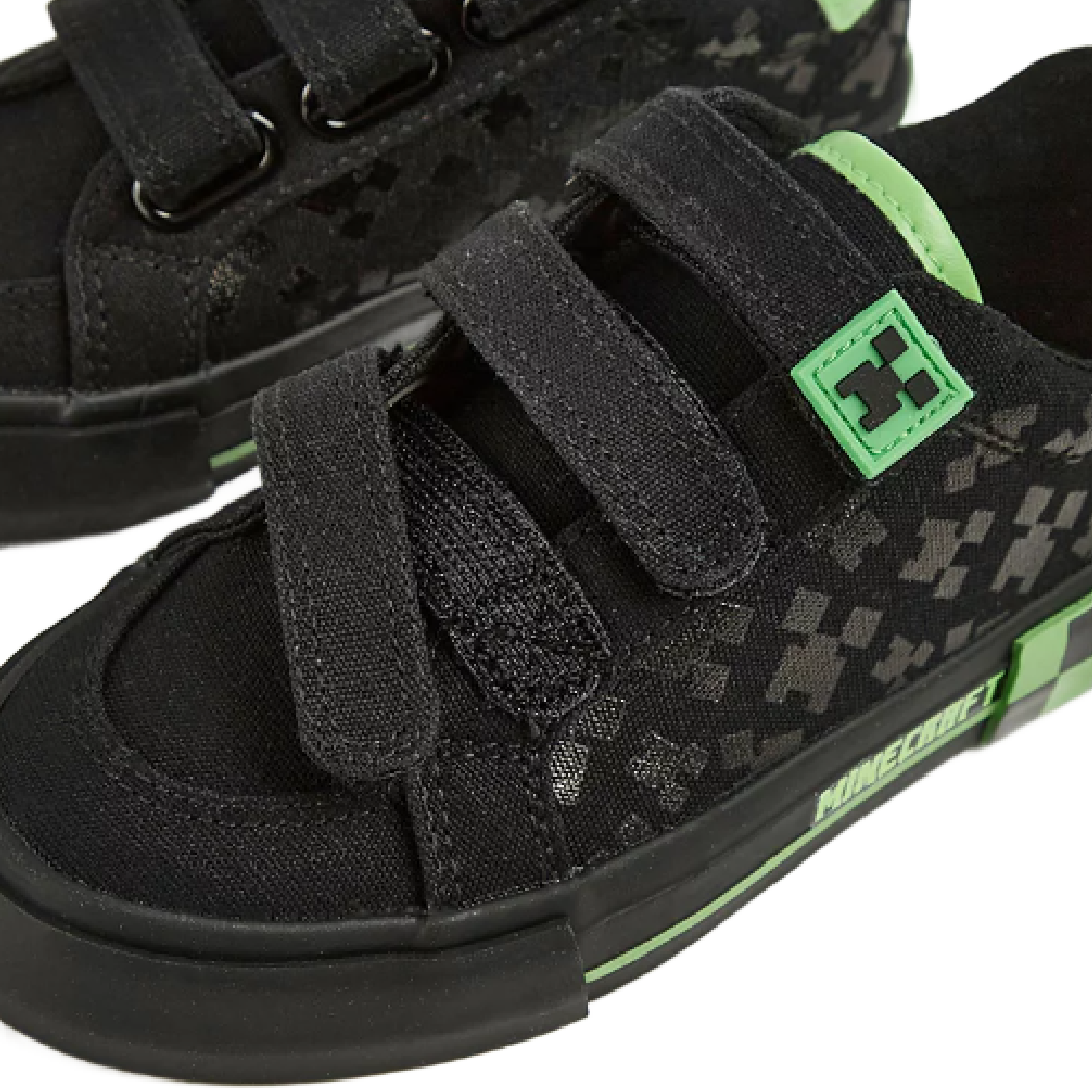 Minecraft | Black Trainers | Little Gecko