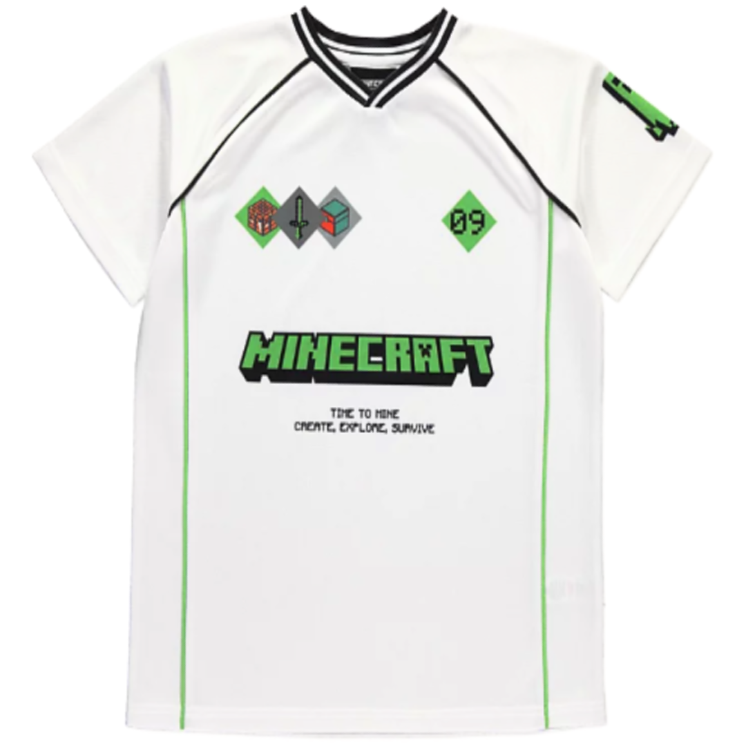 MINECRAFT White Sport T-Shirt