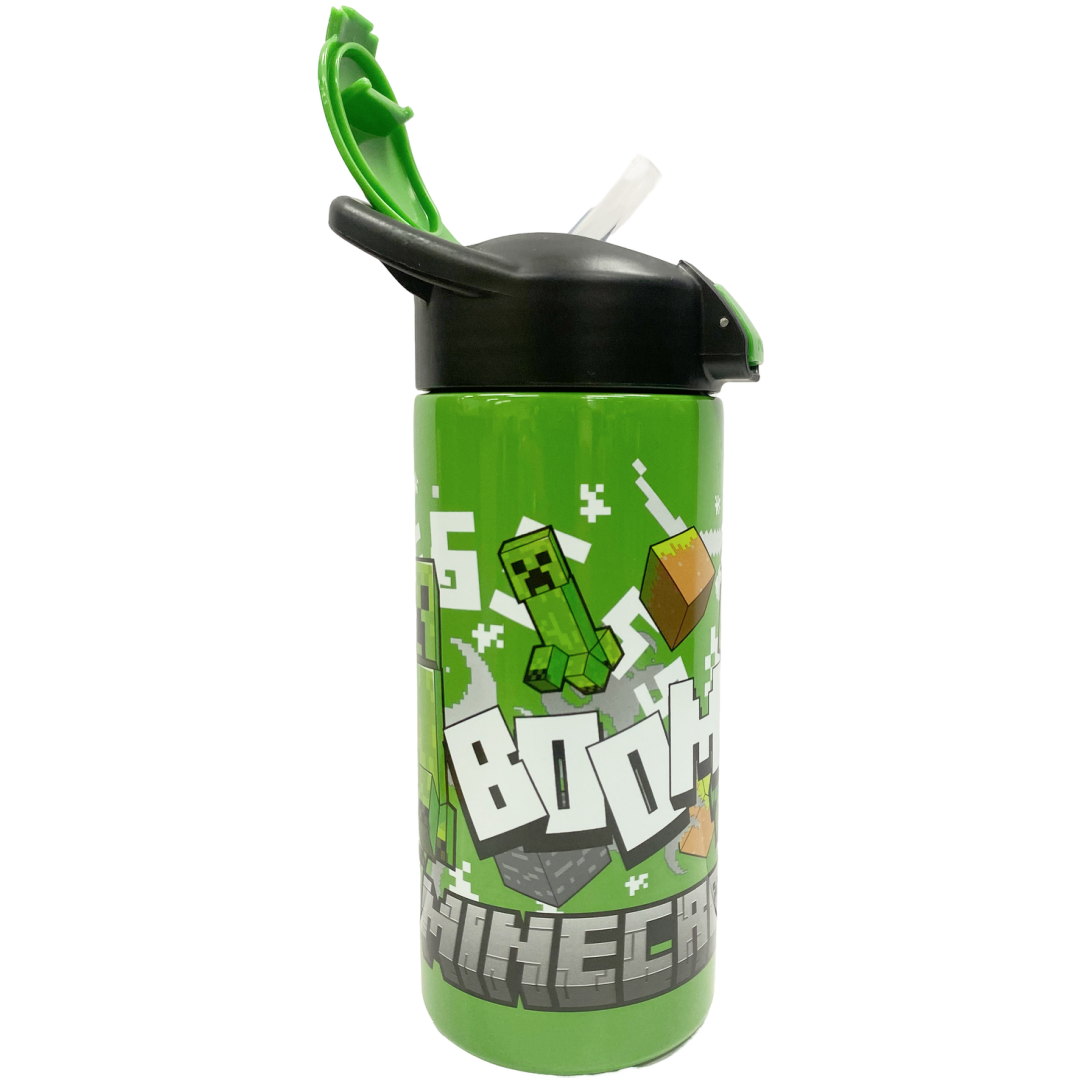 Minecraft | Stainless Steel Drink Bottle | Little Gecko
