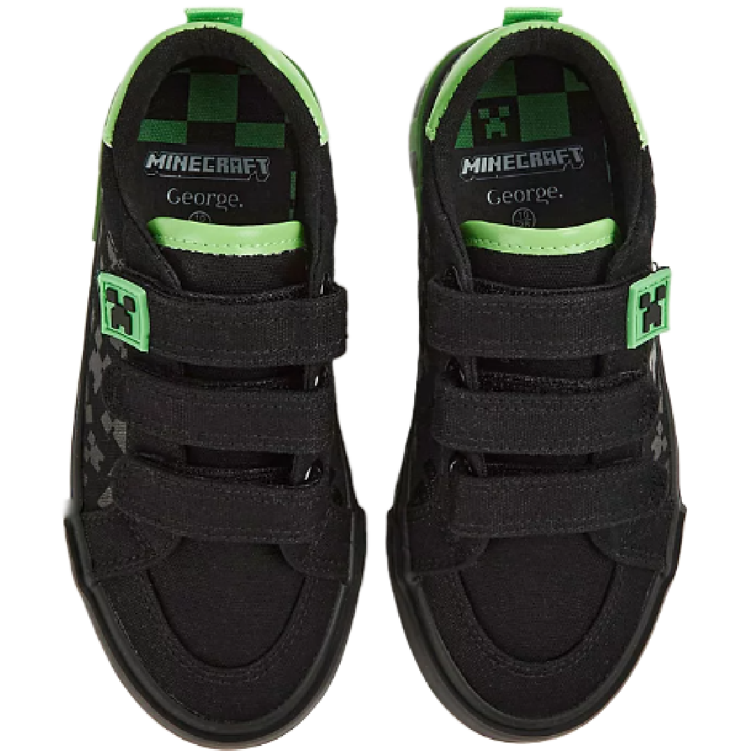 Minecraft | Black Trainers | Little Gecko