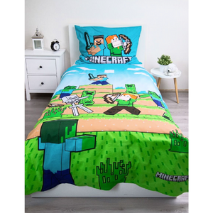 Minecraft | We Got This Single Bed Quilt Cover Set | Little Gecko