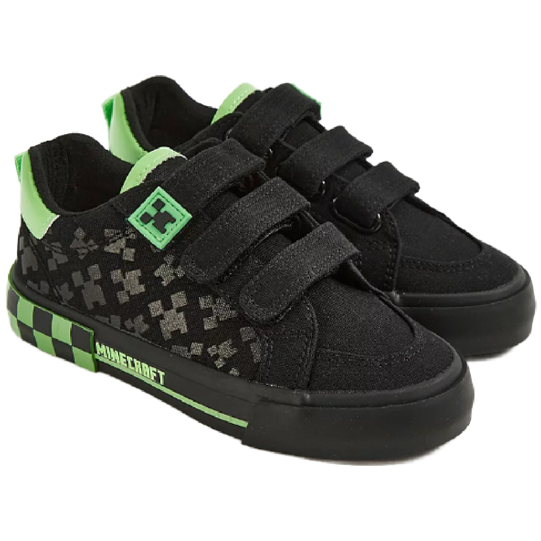 Minecraft | Black Trainers | Little Gecko