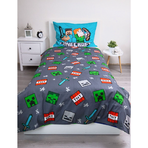 Minecraft | We Got This Single Bed Quilt Cover Set | Little Gecko