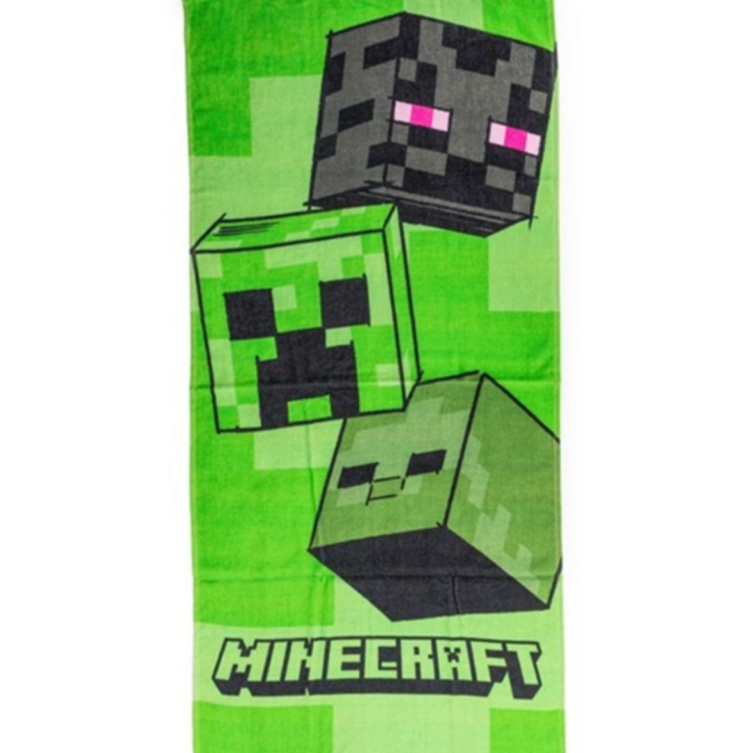 Minecraft | Towel - Green Creeper | Little Gecko