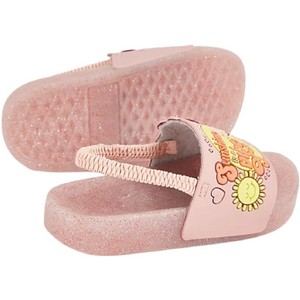 Minnie Mouse | Pink Glitter Slides | Little Gecko
