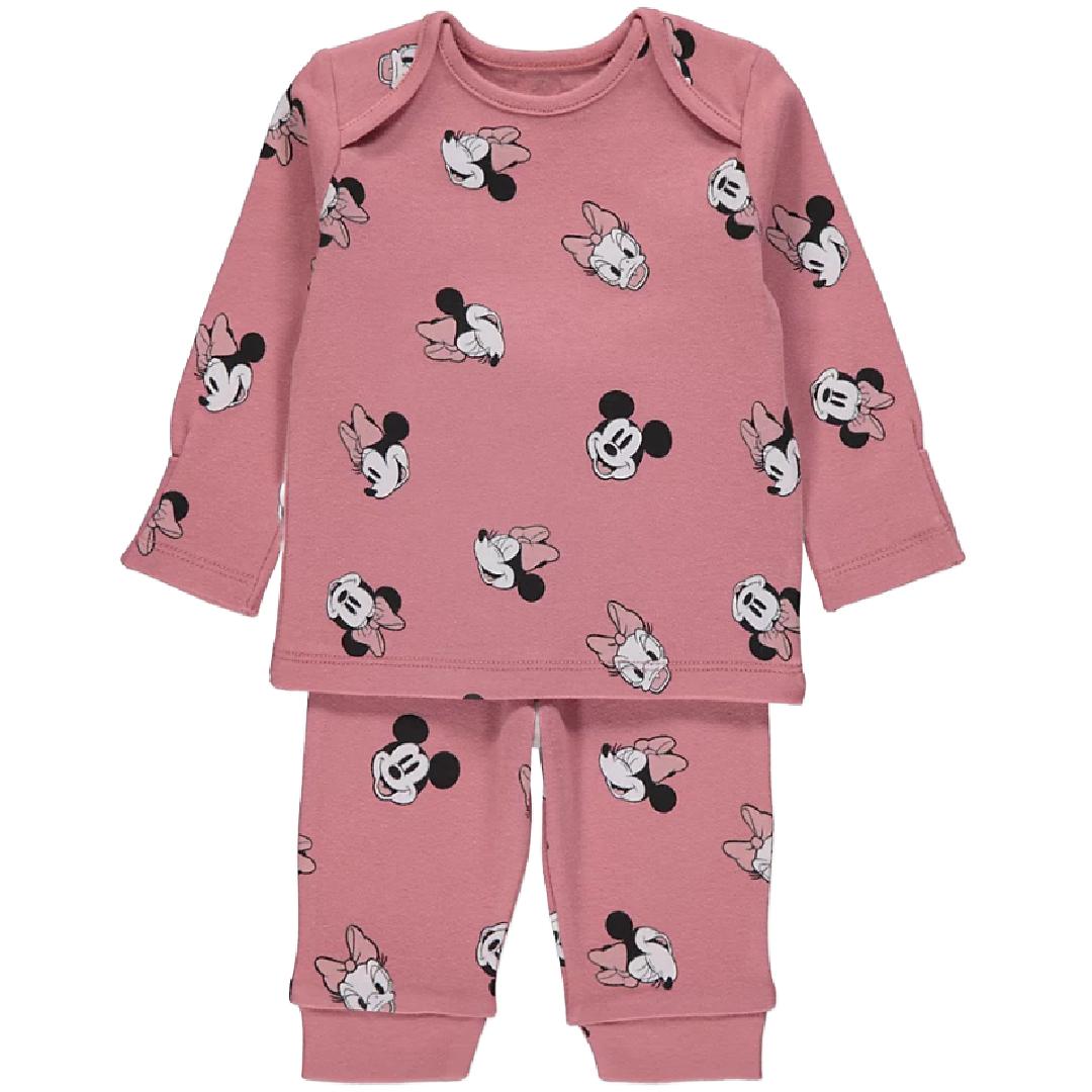 Minnie Mouse | Pink Faces Pyjamas | Little Gecko