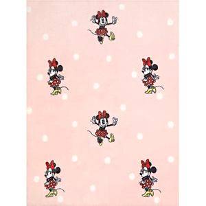 Minnie Mouse | Pink Fleece Blanket | Little Gecko