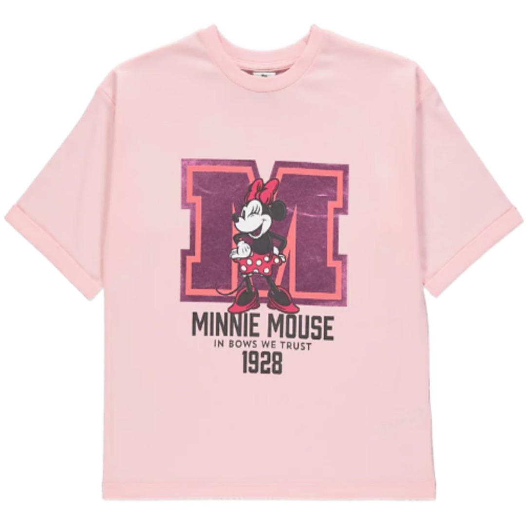 Minnie Mouse | Pink Vintage T-Shirt | Little Gecko