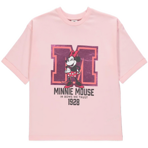 Minnie Mouse | Pink Vintage T-Shirt | Little Gecko