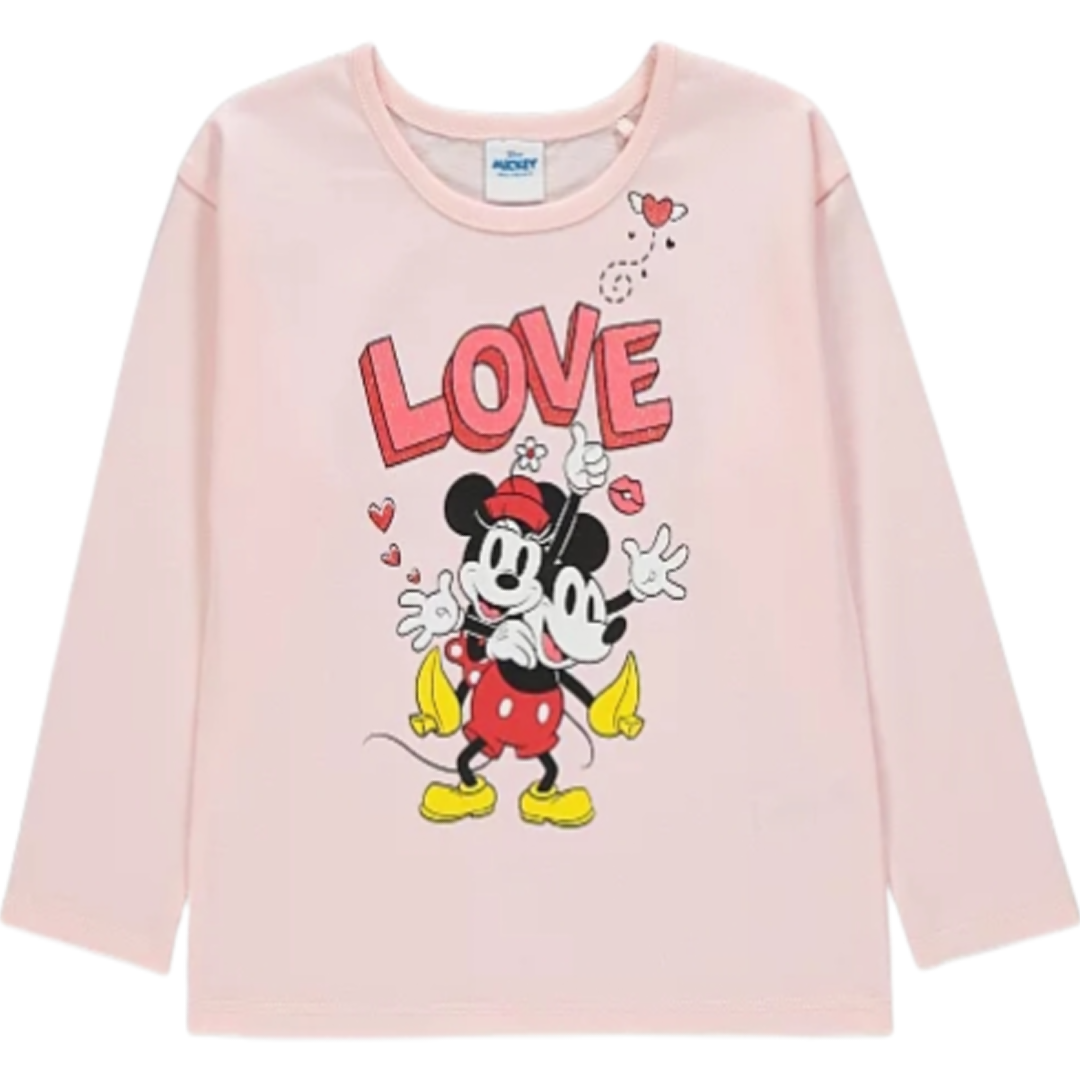 Minnie Mouse | Pink Love T-Shirt | Little Gecko