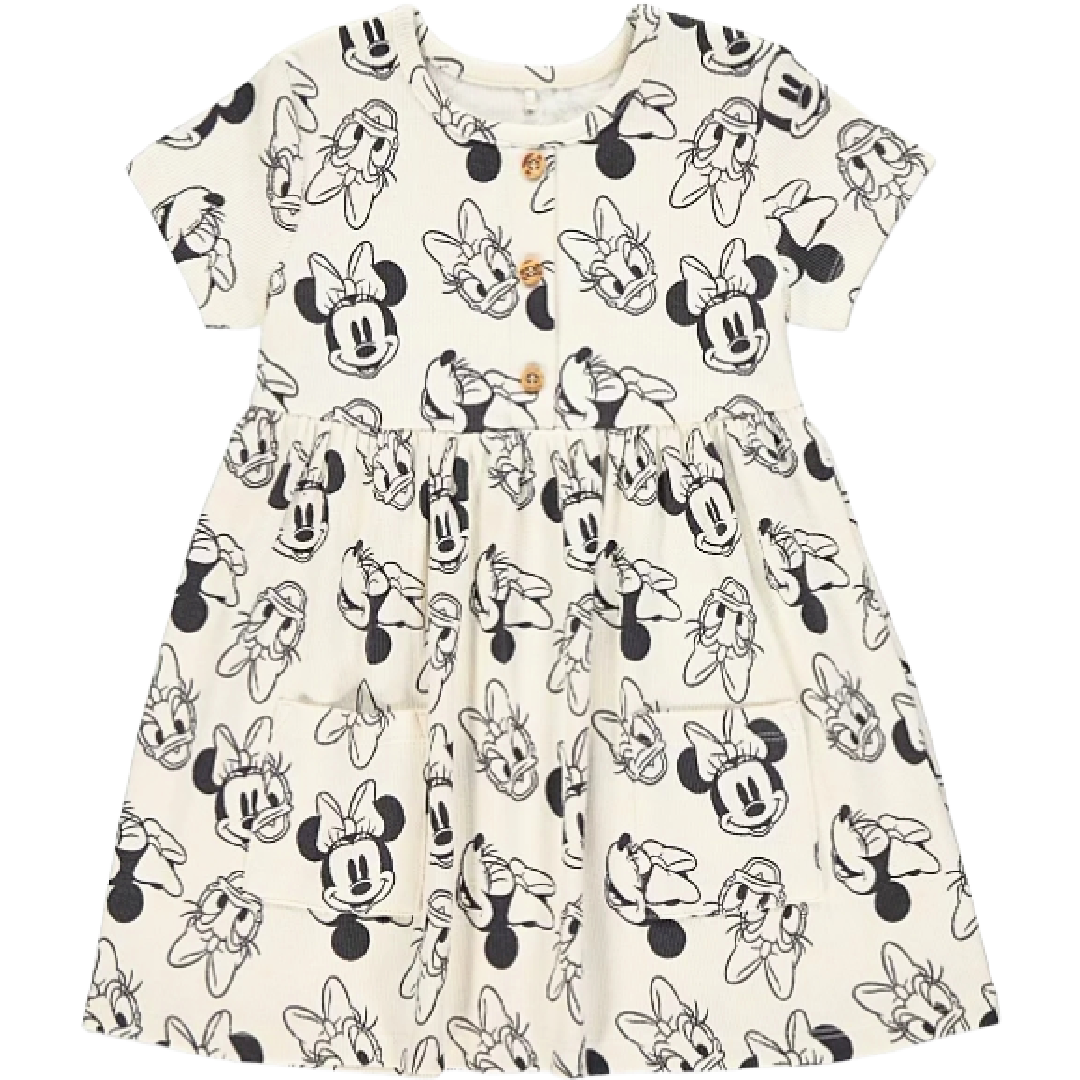 Minnie Mouse | All Over Print Dress | Little Gecko