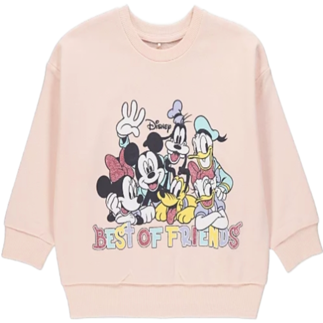 Minnie Mouse | Pink Best Of Friends Sweatshirt | Little Gecko