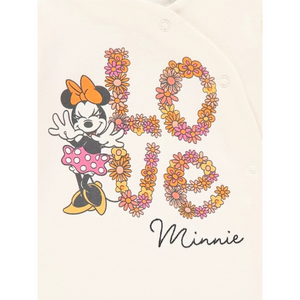 Minnie Mouse | Floral Love Onesie | Little Gecko