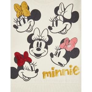 Minnie Mouse | Cream Sweatshirt & Leggings Set | Little Gecko