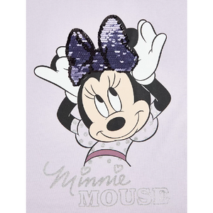 Minnie Mouse | Lilac Sequin T-Shirt | Little Gecko