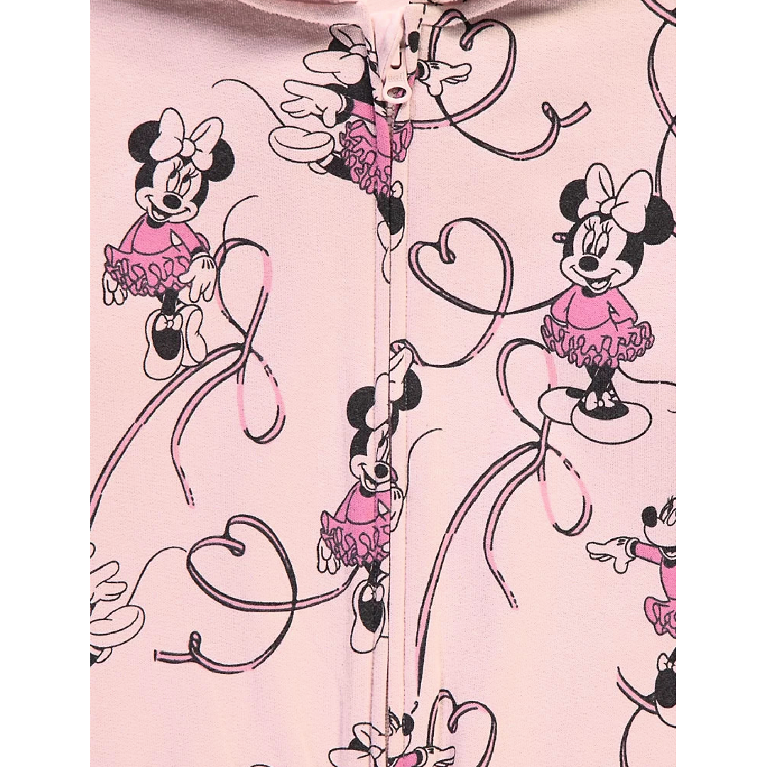 Minnie Mouse | Pink Dance Zip Up Jacket | Little Gecko