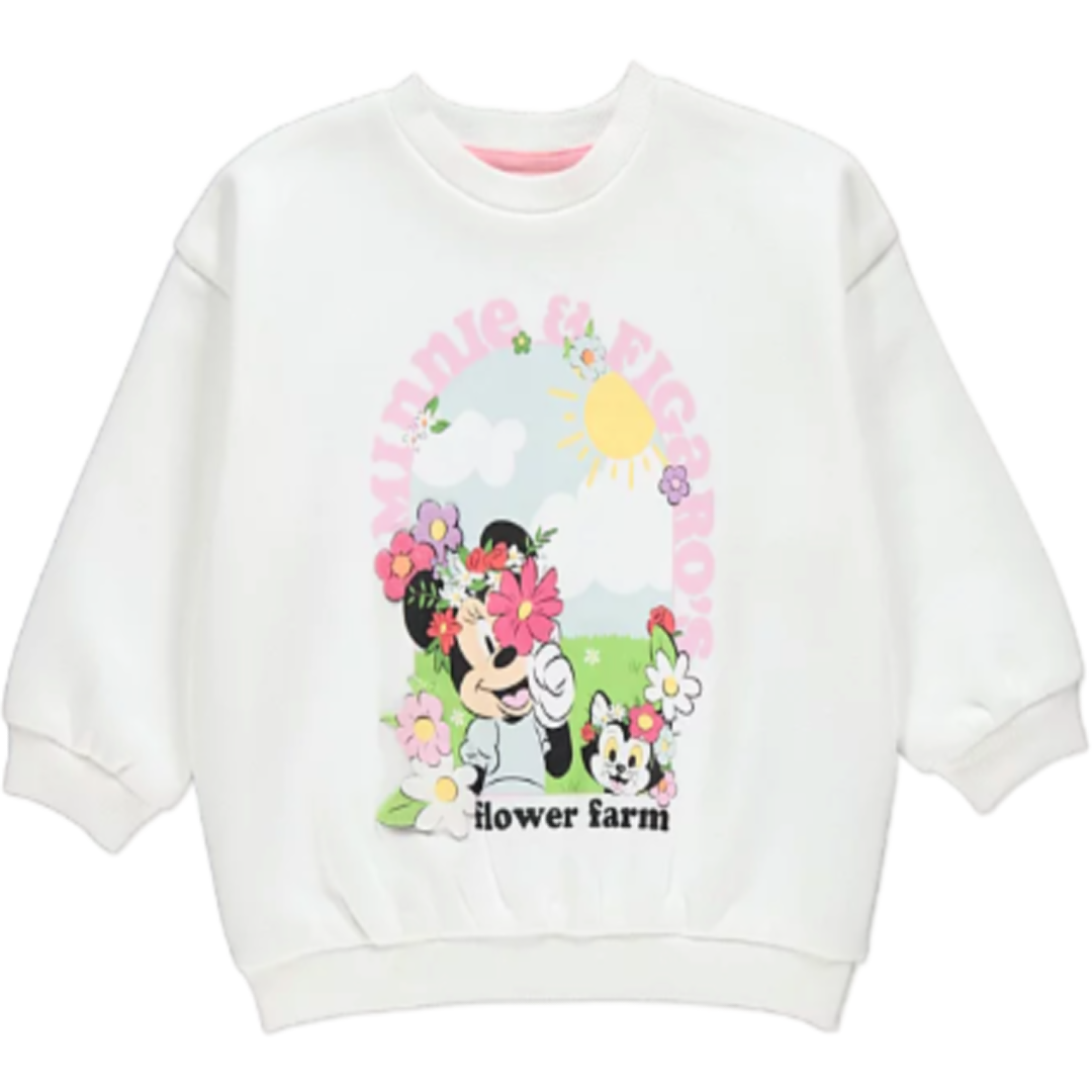 MINNIE MOUSE Flower Garden Sweatshirt