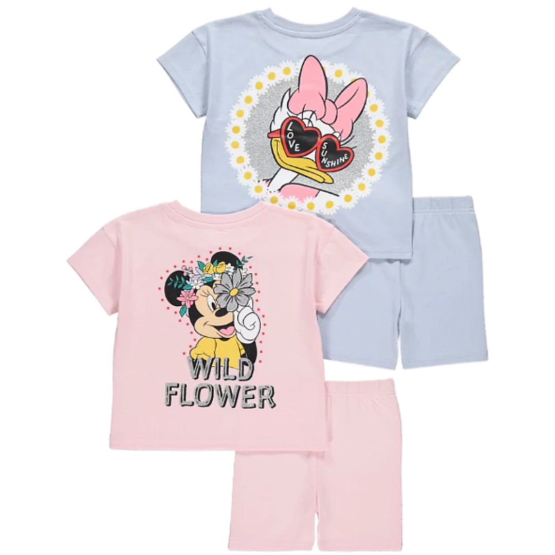 MINNIE MOUSE 2 Pack T-Shirt & Shorts Set