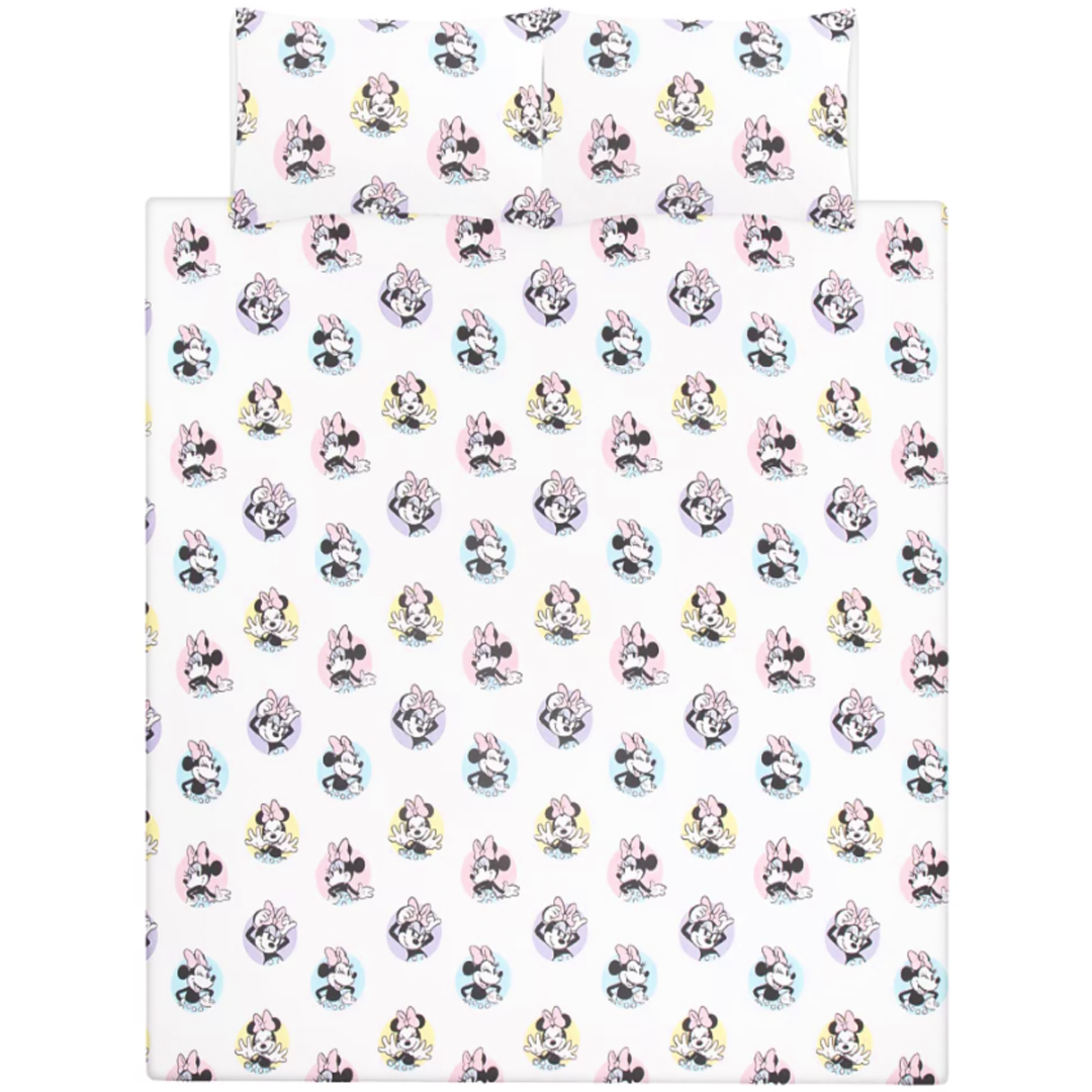 Minnie Mouse | Double/Queen Bed Quilt Cover Set - Poses | Little Gecko