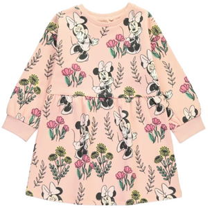 Minnie Mouse | Pink Floral Sweater Dress | Little Gecko