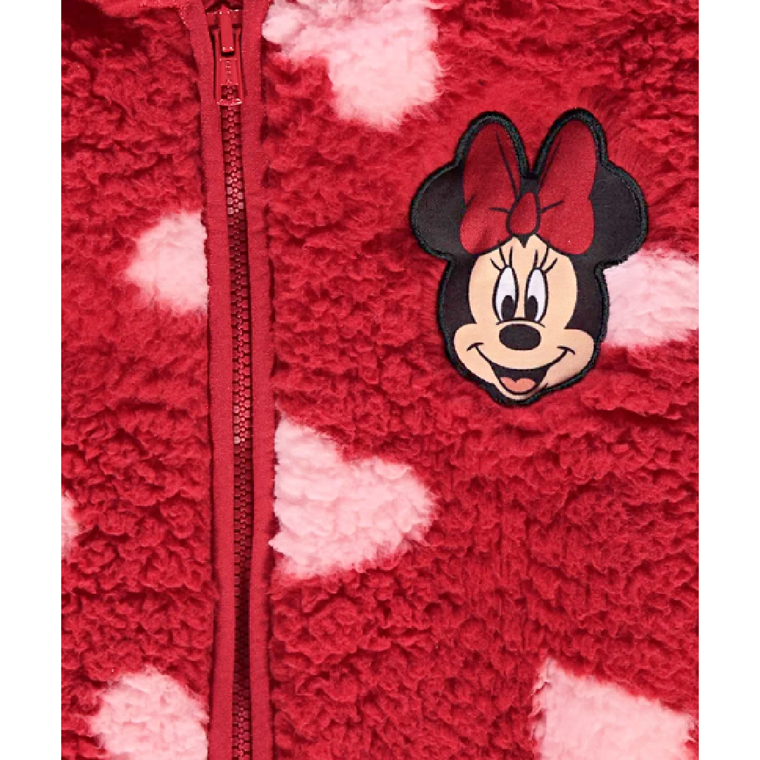 Minnie Mouse | Heart Fleece Jacket | Little Gecko