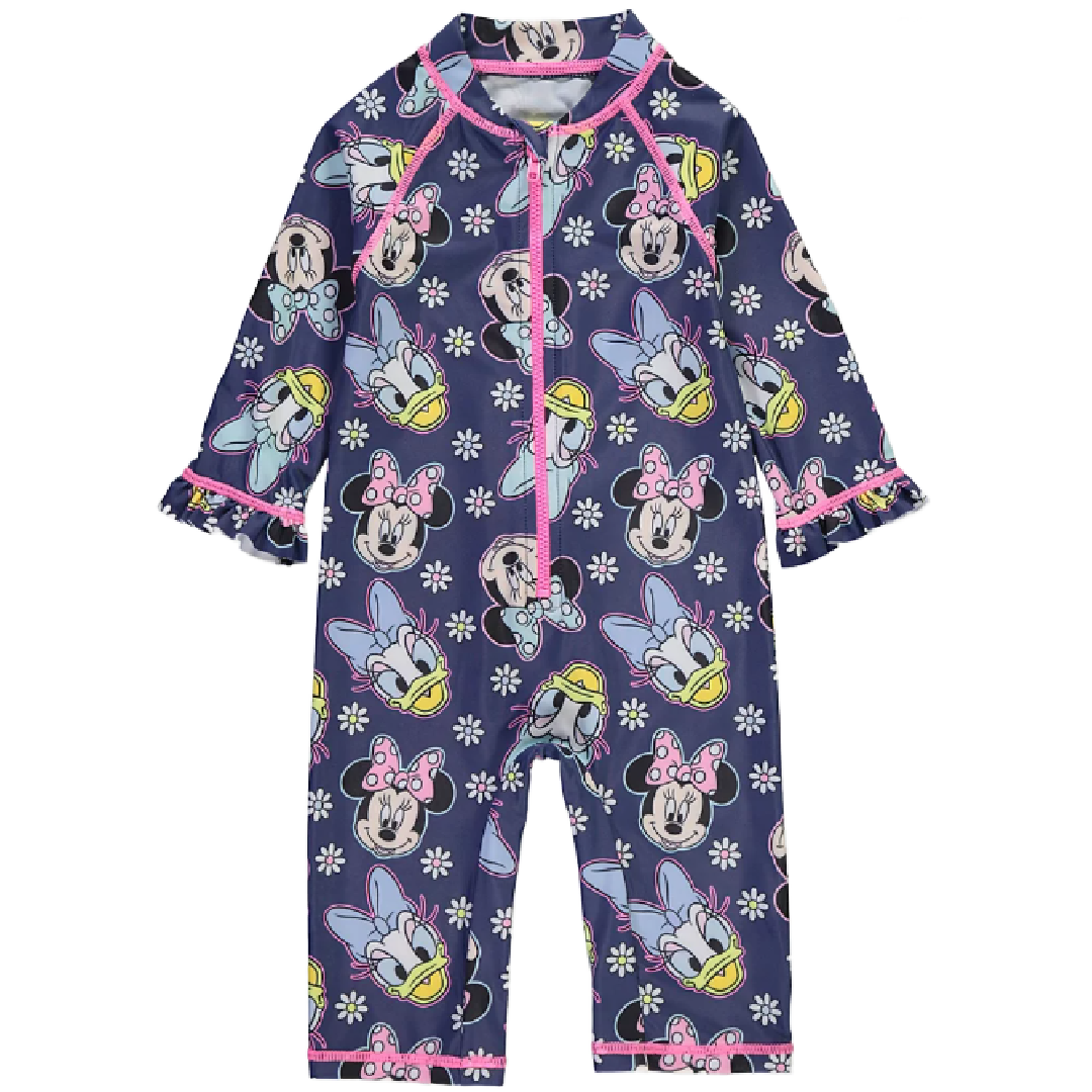 Minnie Mouse | Minnie & Daisy Navy Sunsuit | Little Gecko