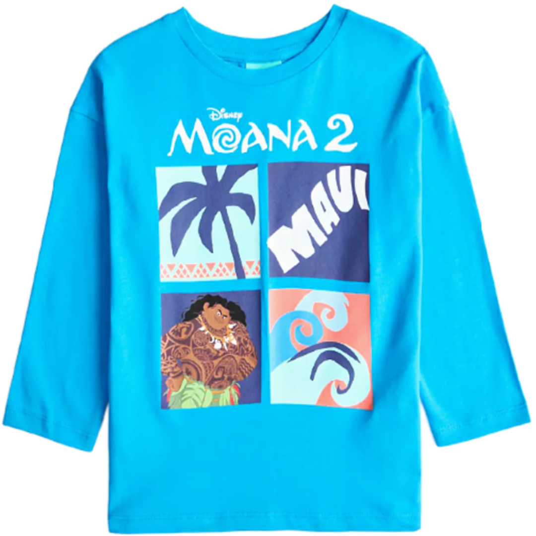 Moana | Blue Maui T-Shirt | Little Gecko