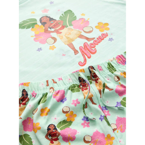 Moana | Mint Shortie Pyjamas | Little Gecko