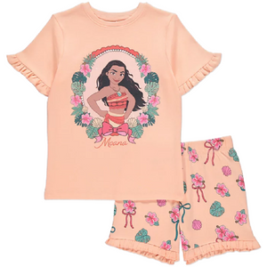 MOANA Peach Shortie Pyjama Set
