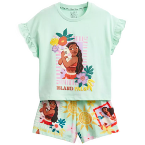 MOANA Mint Shortie Pyjama Set