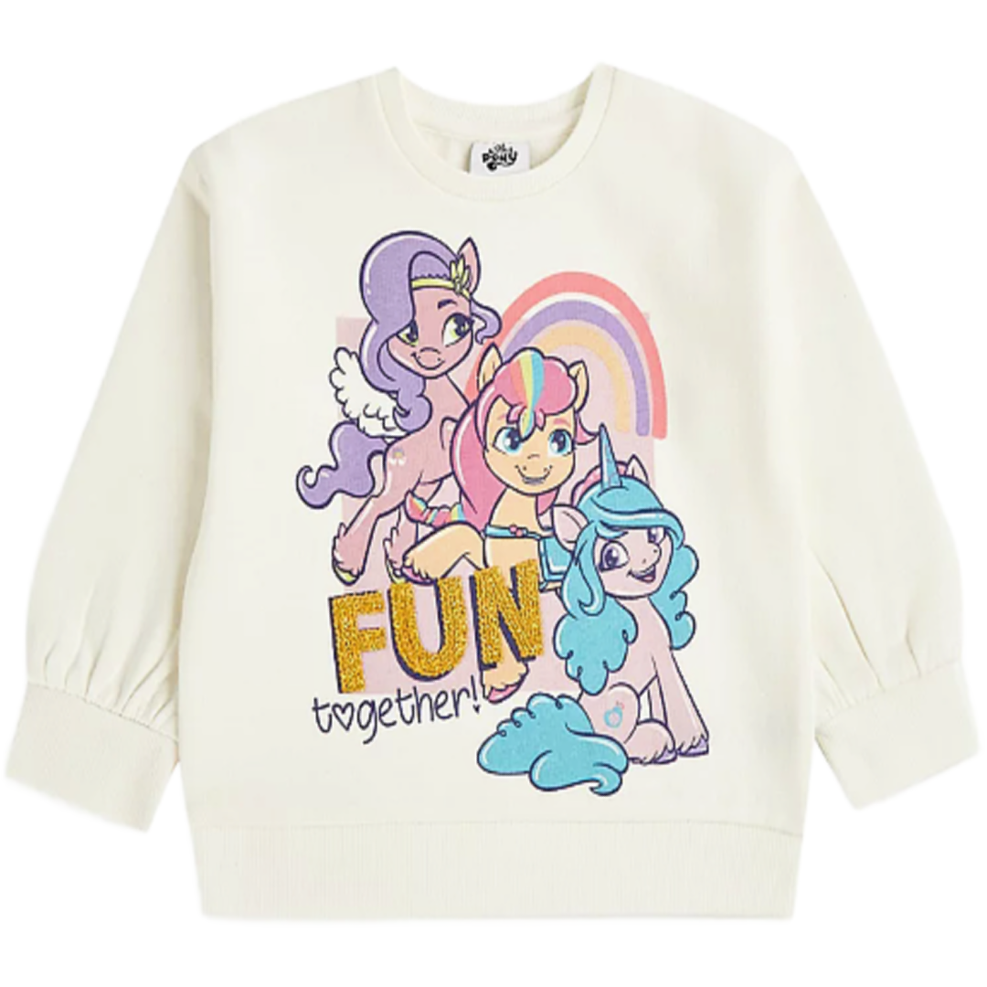 My Little Pony | Cream Sweatshirt | Little Gecko