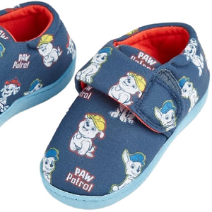 Paw Patrol | Navy All Over Print Slippers | Little Gecko