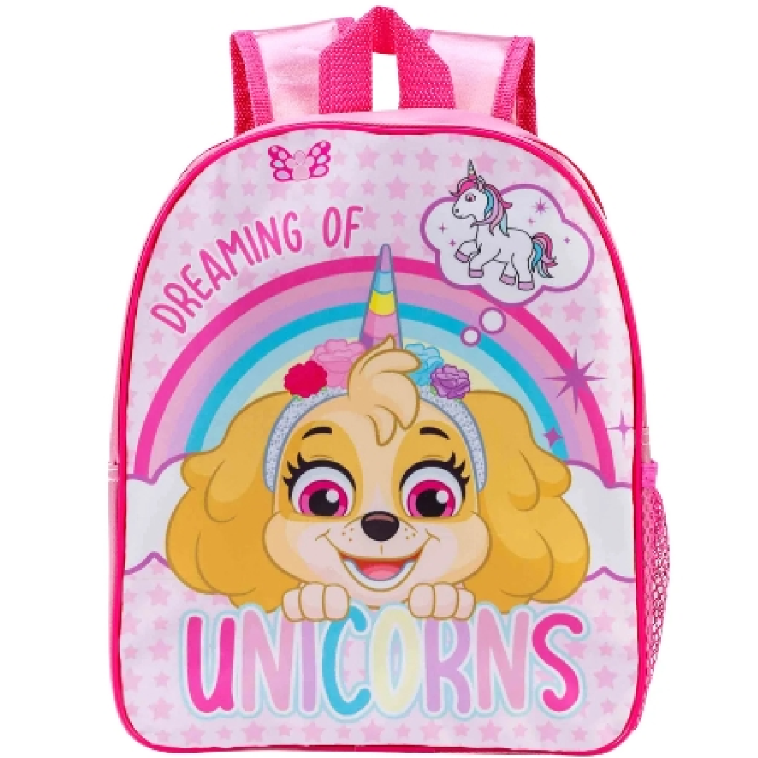 Paw Patrol | Dreaming Of Unicorns Pink Backpack | Little Gecko