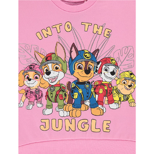 Paw Patrol | Pink Jungle Pups Sweatshirt | Little Gecko