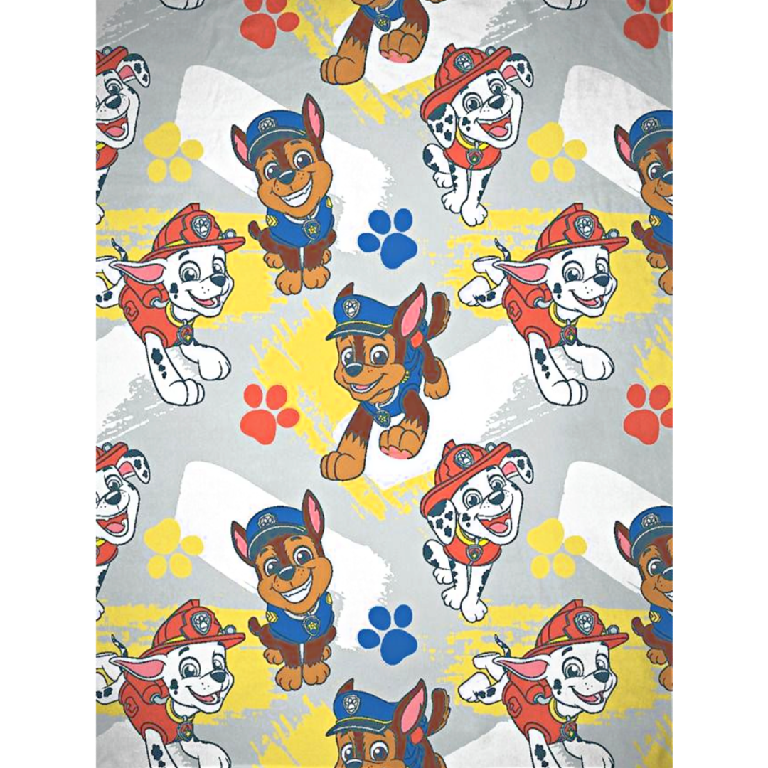 Paw Patrol | Splodge Coral Fleece Blanket | Little Gecko