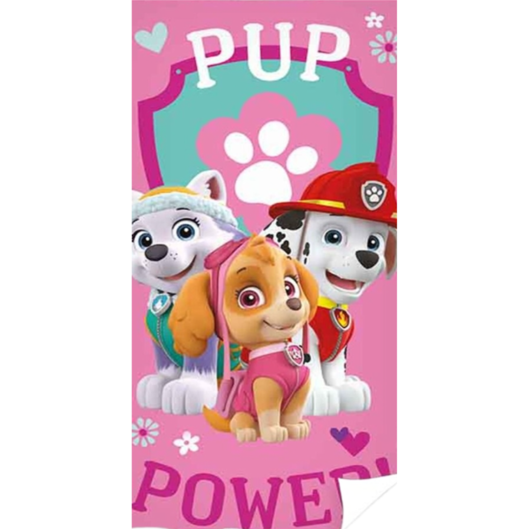 Paw Patrol | Pink Pup Power Towel | Little Gecko