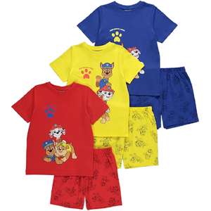 PAW PATROL 3 Pack Shortie Pyjama Set